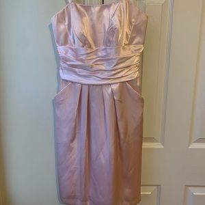 David’s Bridal Bridesmaid Dress in “Petal”